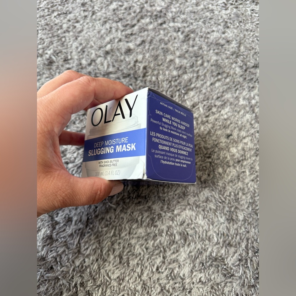 OLAY Deep Moisture Overnight Slugging Face Mask 3.4 FL Oz - Picture 3 of 9